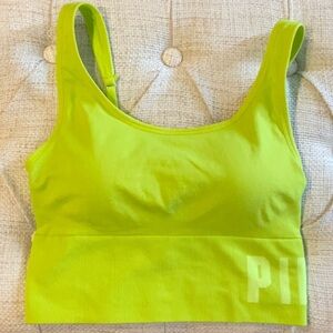 PINK Victoria's Secret Neon Green Sports Bra